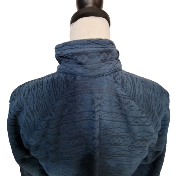 Eddie bauer pullover top women size small 1/4 zipper Nordic color - Picture 9 of 12